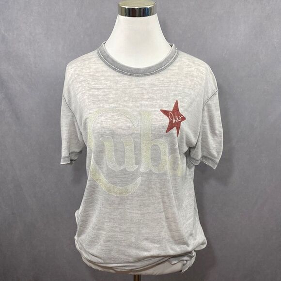 Venice Burnout Lucky Brand Visit Cuba Tee / Vintage Style - Picture 1 of 8